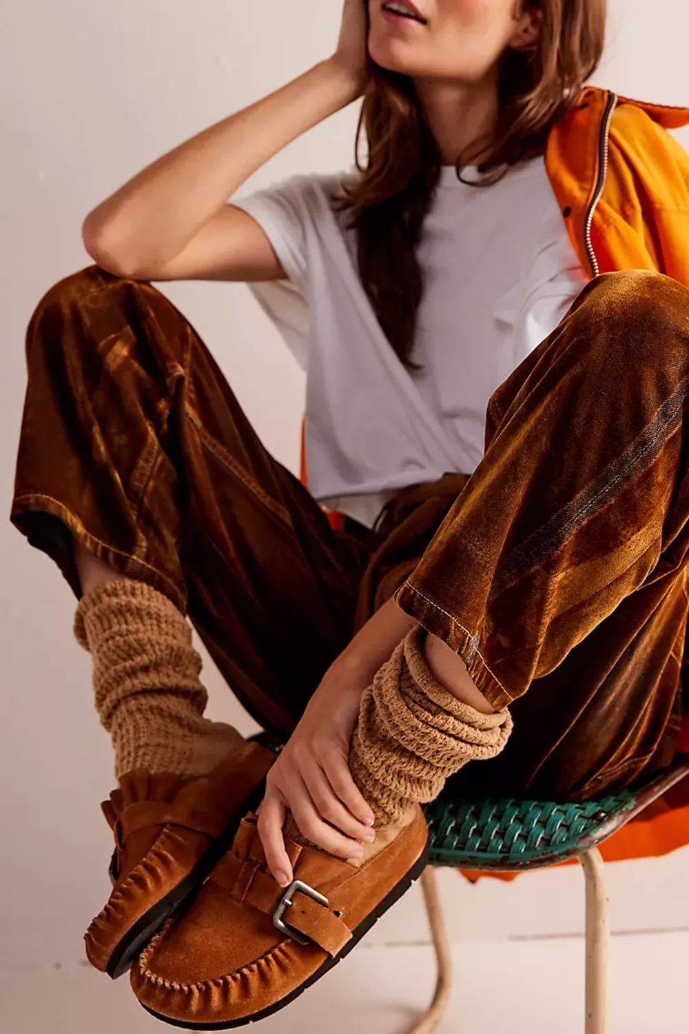 Belted Wide Leg Pants