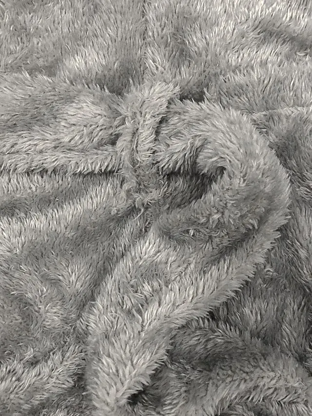 Women's Pajamas Bathrobe Robes Gown Pure Color Warm Plush Comfort Home Daily Bed Polyester Breathable Hoodie Long Sleeve Pocket Fall Winter Red Lavender