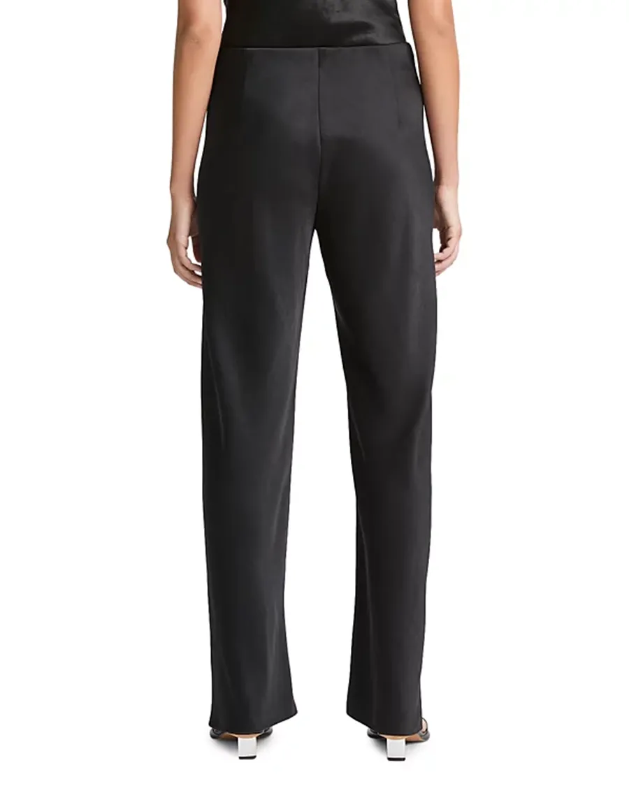 High Waist Fluid Bias Pants