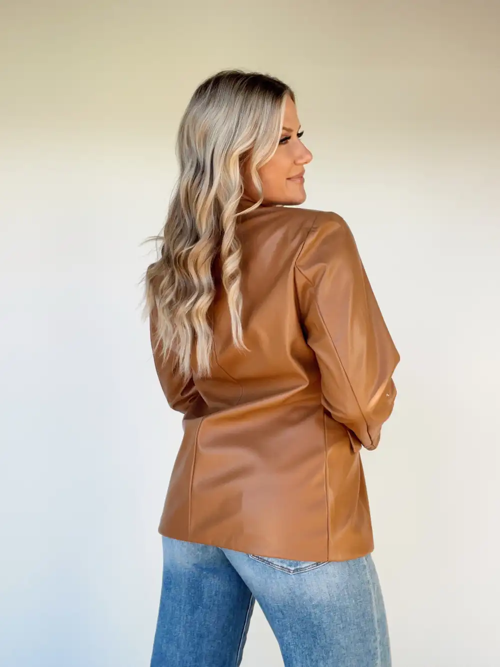 Leather Blazer