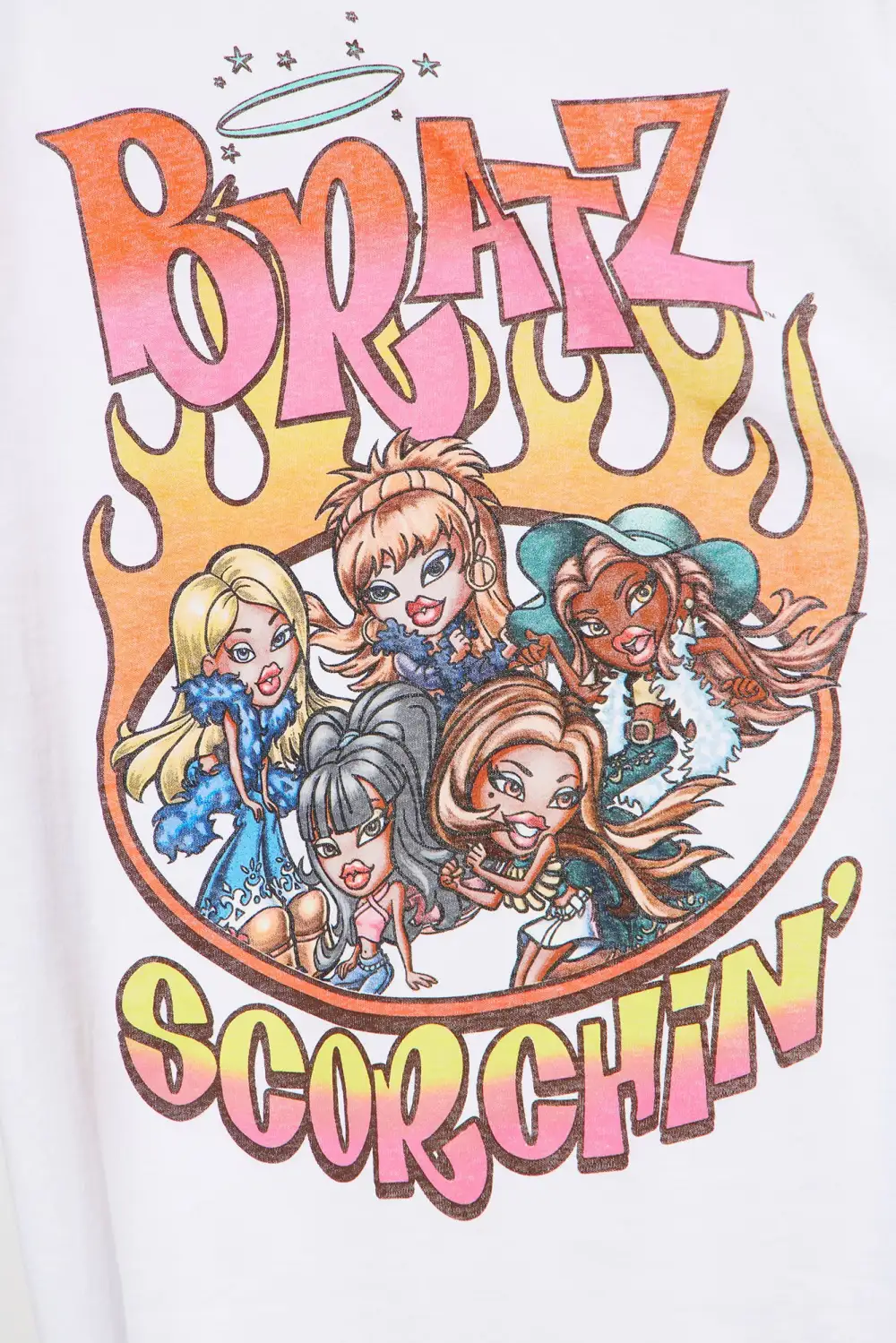 Bratz Scorchin' Hot Graphic Tee - White