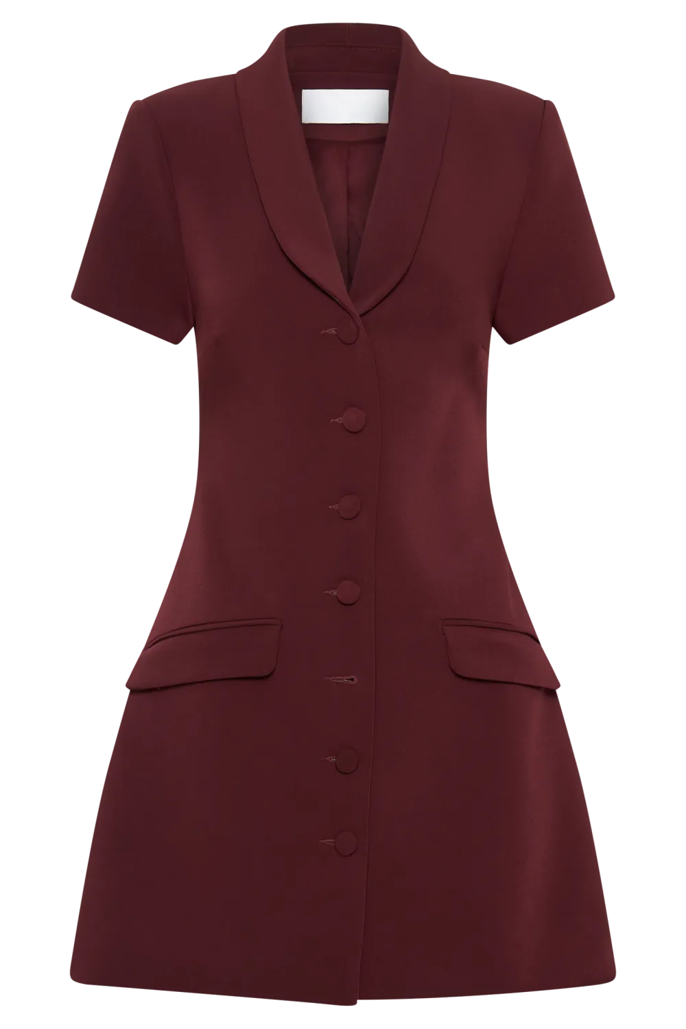 Collared Suiting Mini Dress