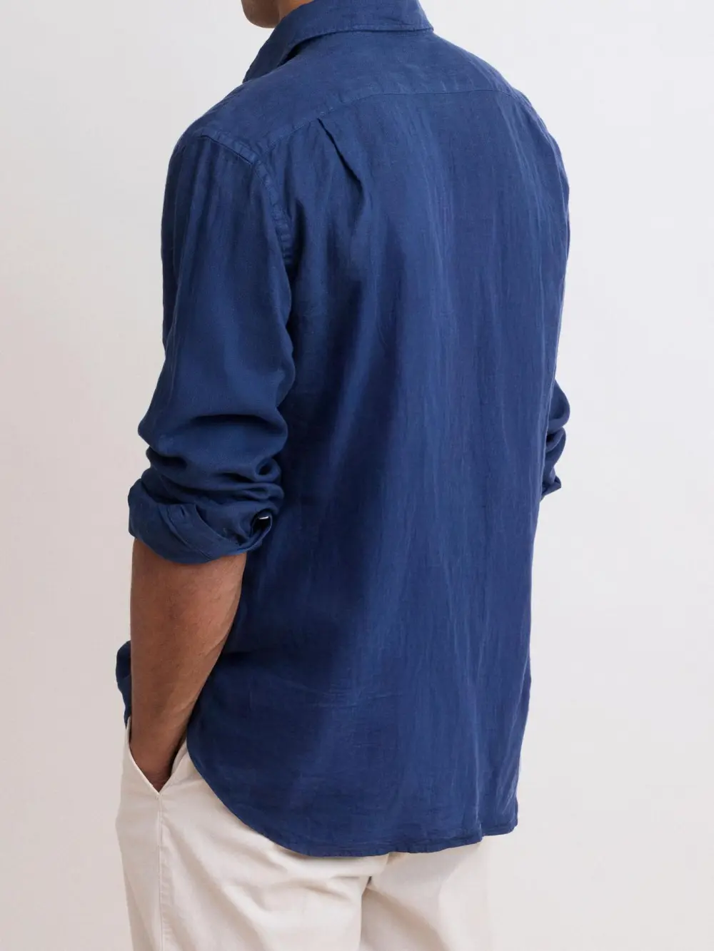 Casual Soft And Comfortable Daily Dark Blue Shirt