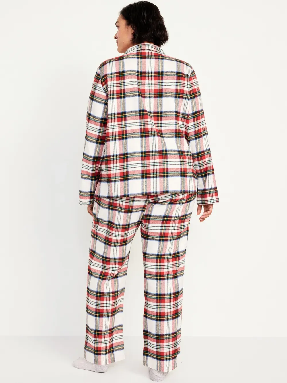 FLANNEL PAJAMA SET FOR WOMEN