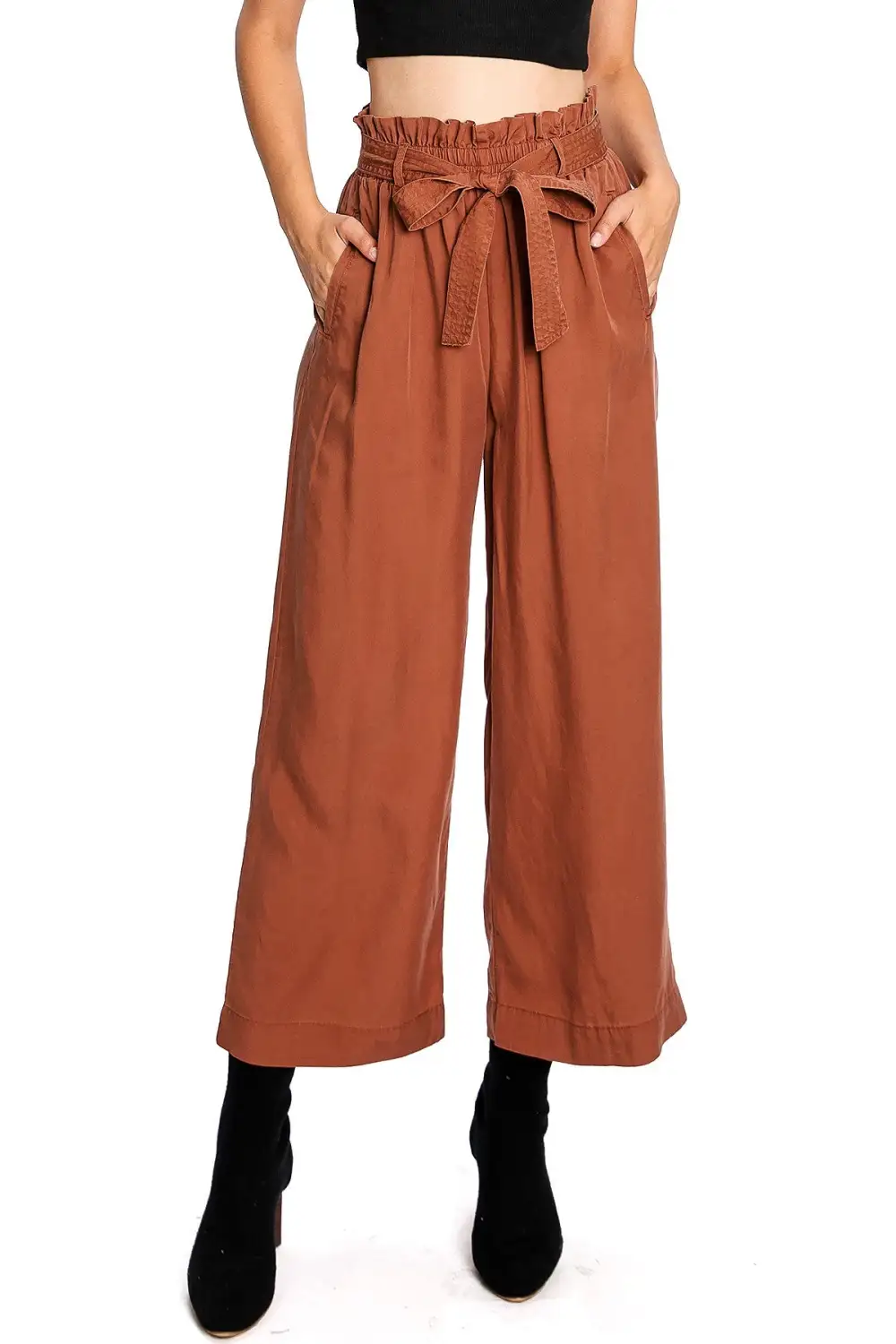 Tied High Rise Culottes