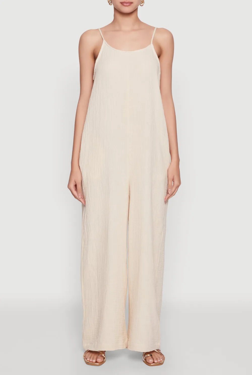 V-Neck Camisole Jumpsuit