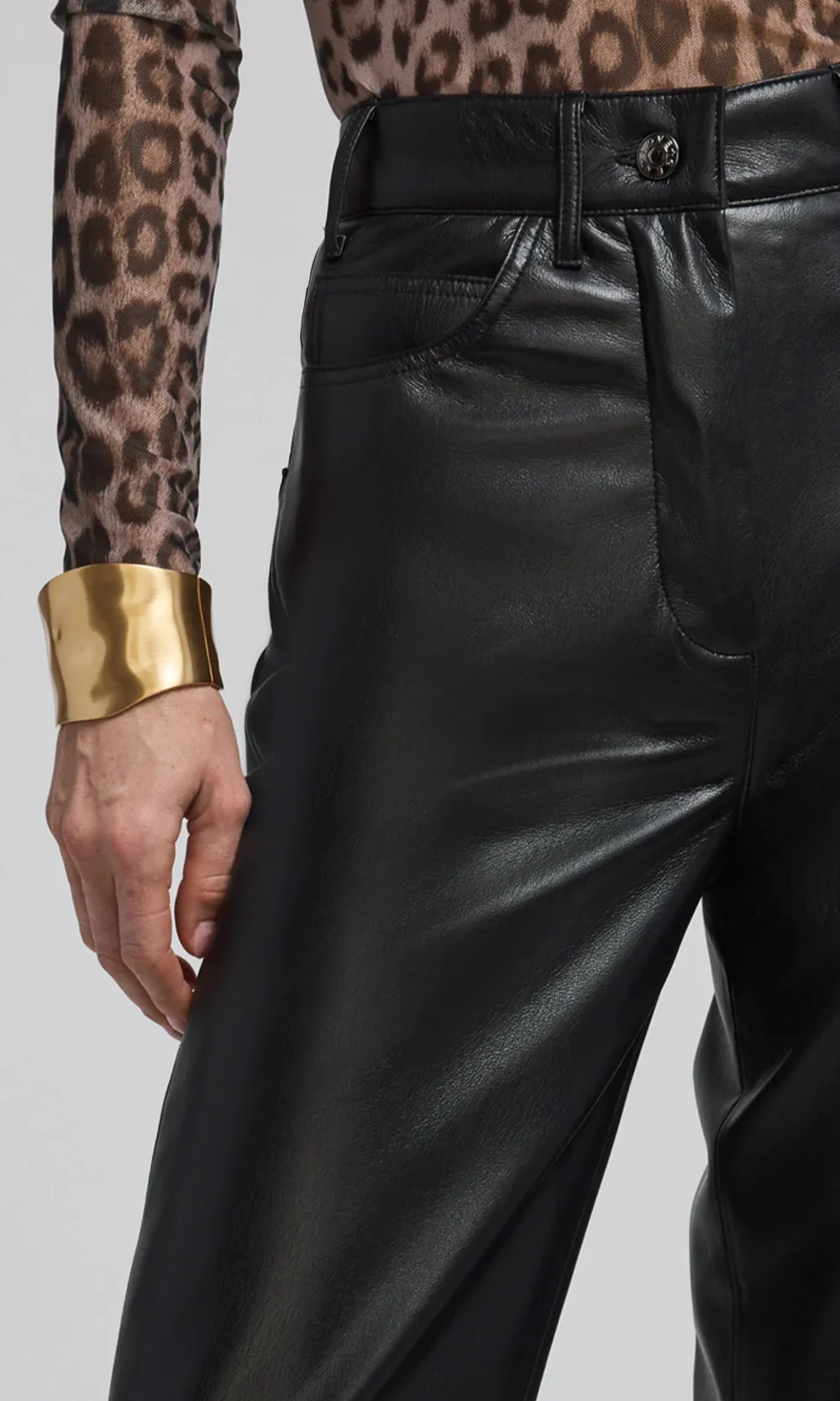 Suiting Turn-Lock Belted Pants