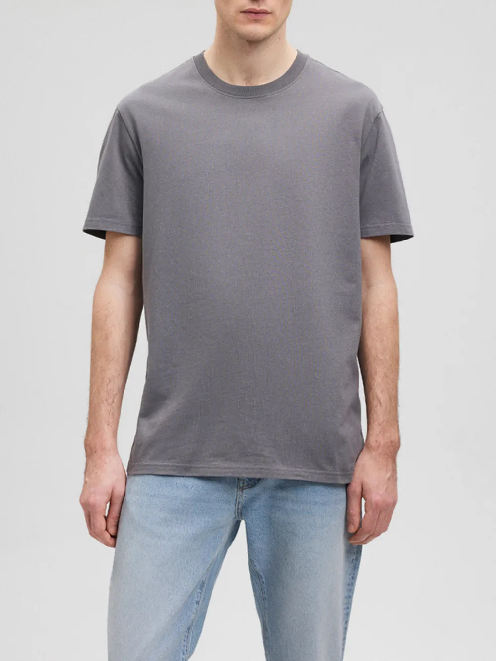Gray Short - Sleeve Graphic Tee