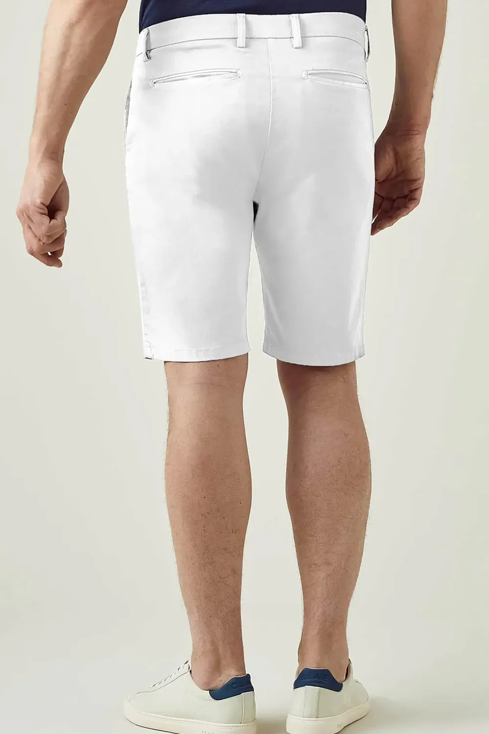 Belt Loops With Additional Central Belt Fastener Shorts