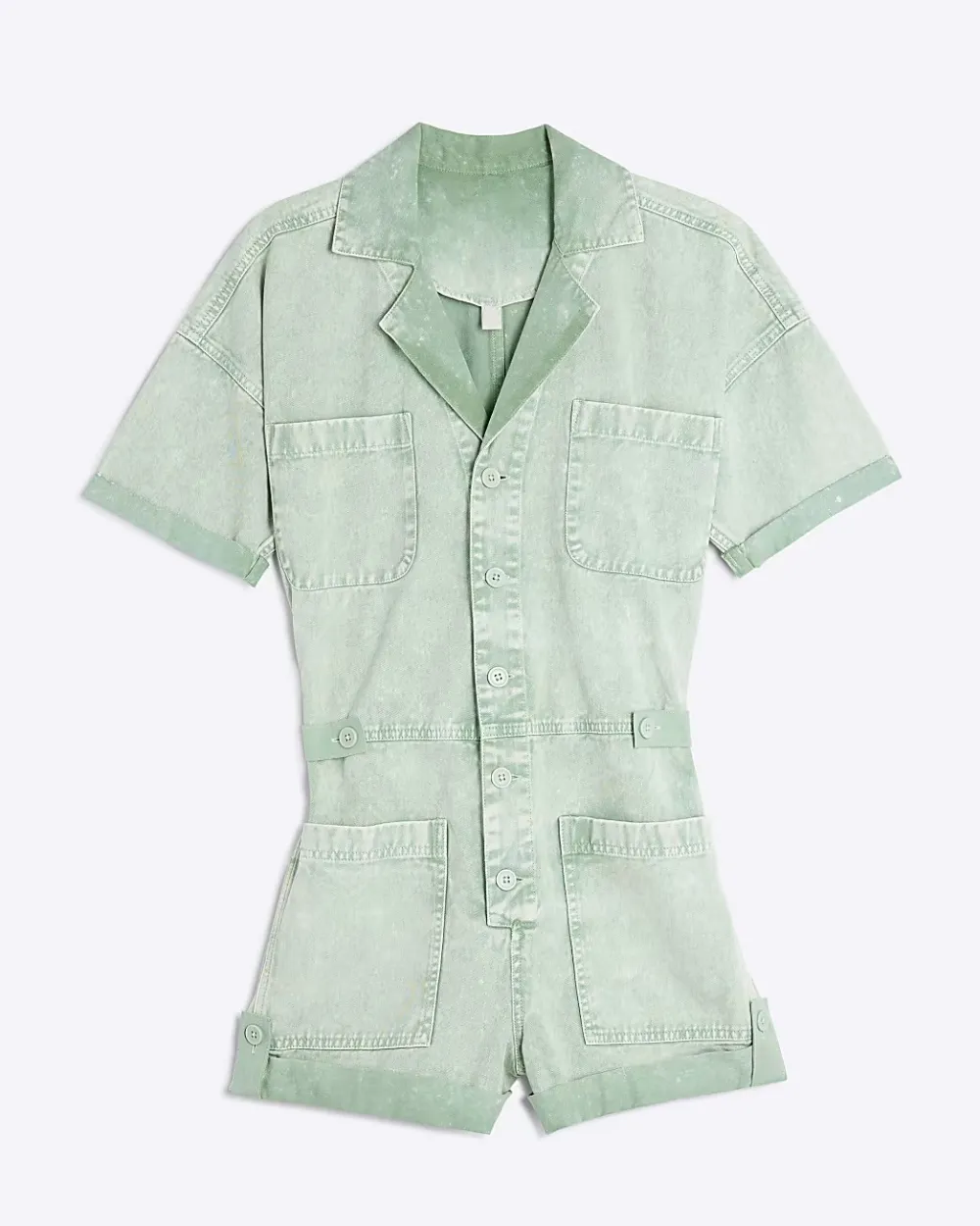 Fashion Washed Denim Women's Jumpsuits