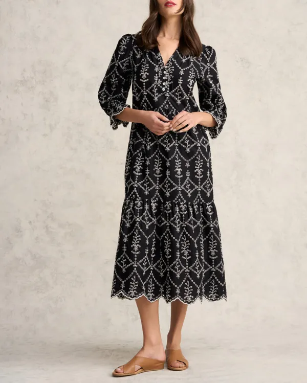 Cotton Broderie Dress