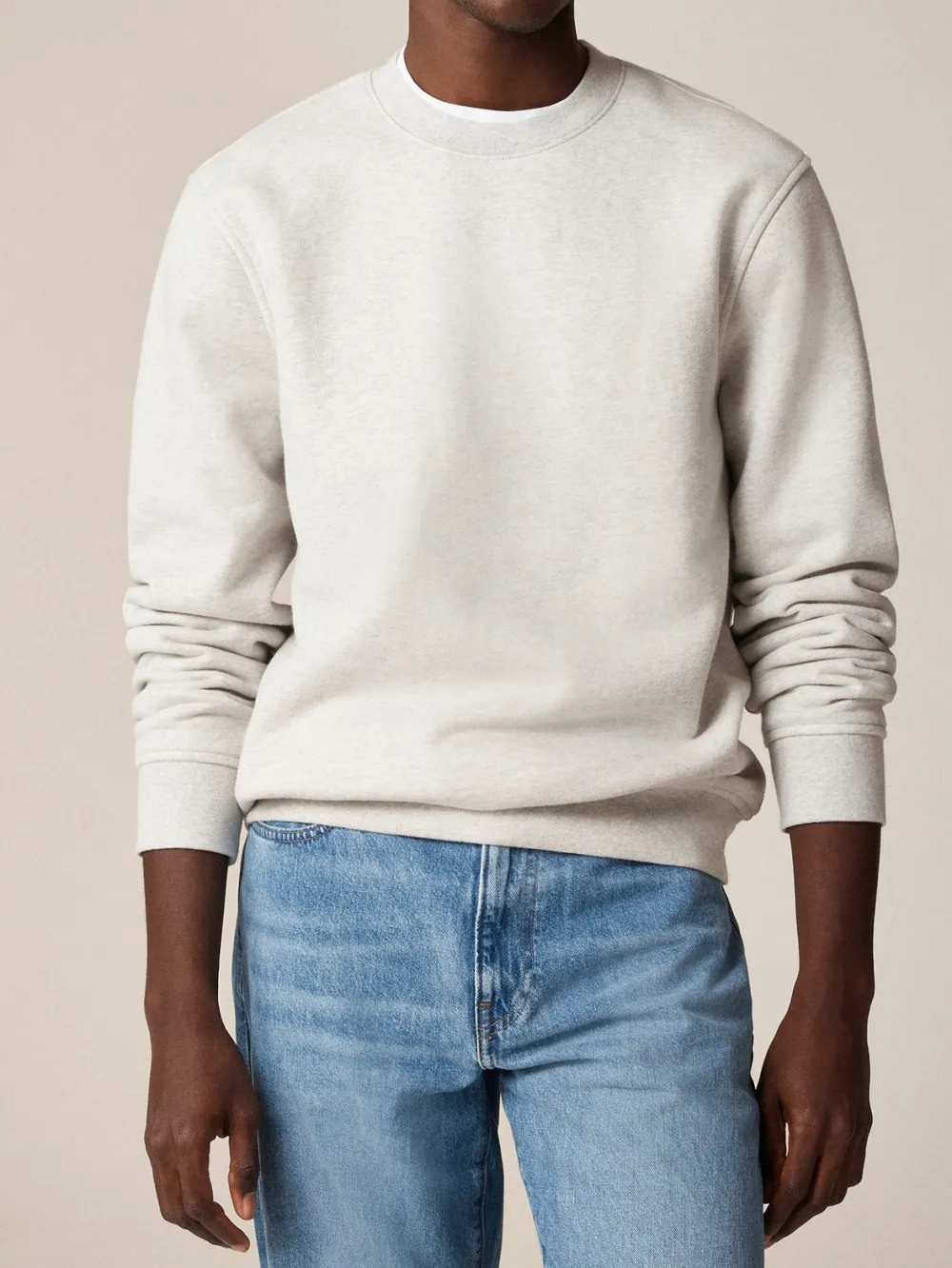 Grey Crew Neck Sweatshirt