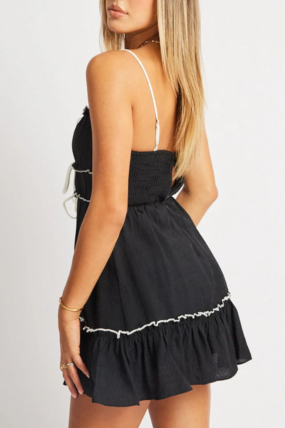 Black Fit And Flare Dress Mini