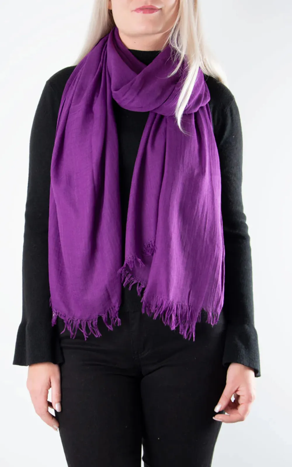 Sweet Girl Style Skin-Friendly Cotton Scarf