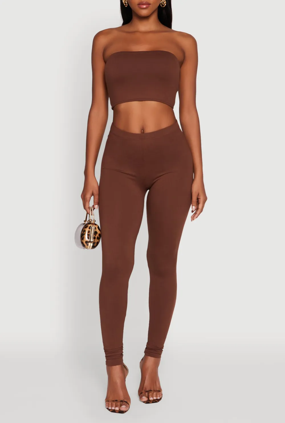 Strapless And Navel Exposed Top