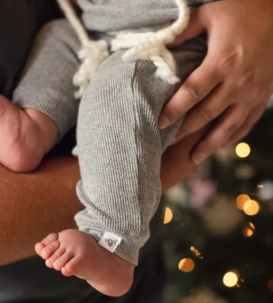 Organic Cotton Boy Thermal Top and Pants Set