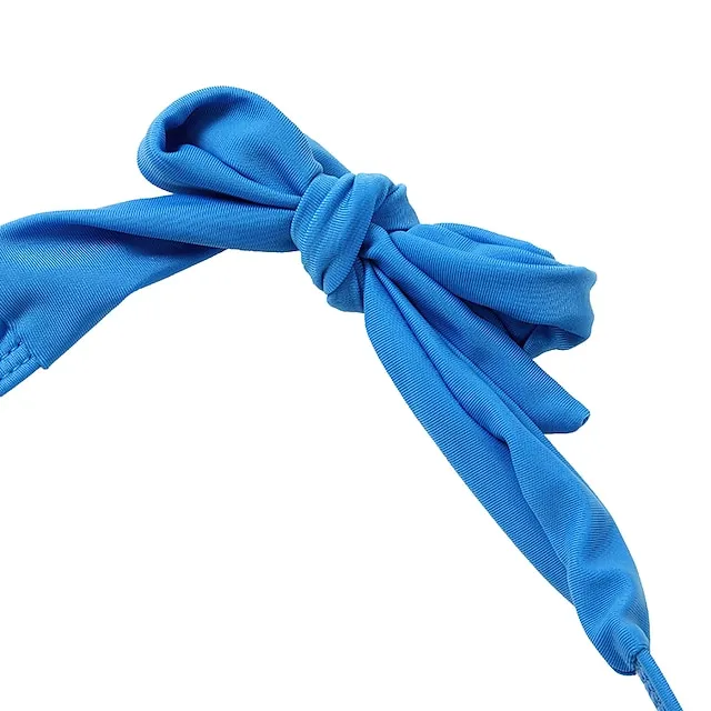 Women's Swimwear Tankini Swim Dress 2 Piece Plus Size Swimsuit Halter 2 Piece Modest Swimwear Push Up Open Back Floral Print Blue Halter V Wire Bathing Suits New Vacation Beach Wear