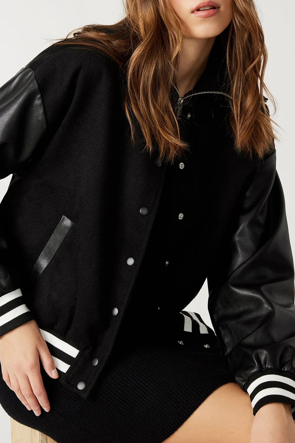 VARSITY JACKET BLACK