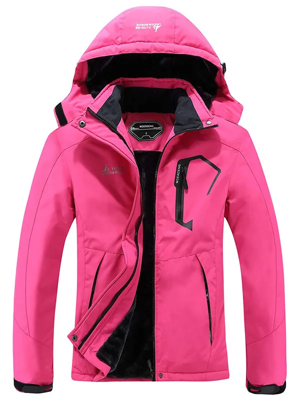 Women's waterproof winter warm ski jacket