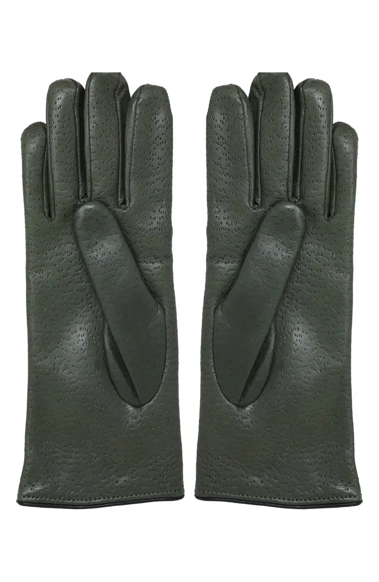 Cashmere Lined Leather Gloves