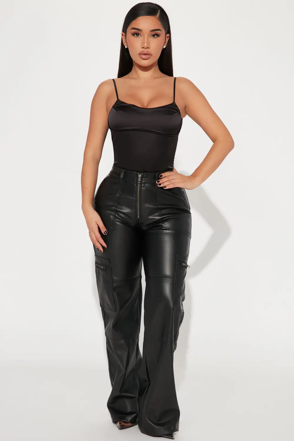 Izabella Corset Bodysuit - Black