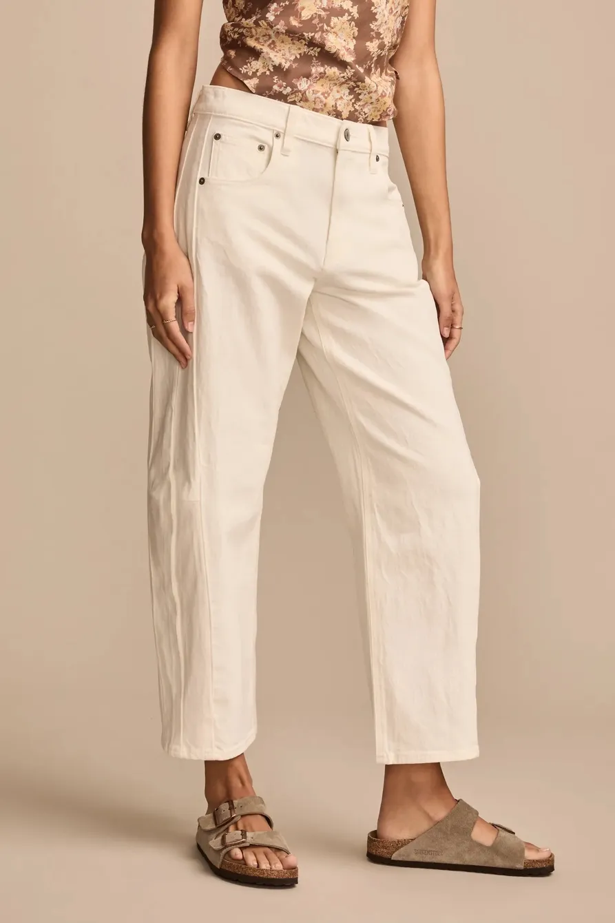 White Lies Wash Barrel leg