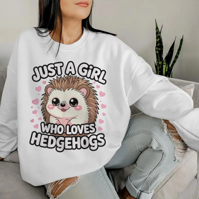 Hedgehog Kawaii Just A Girl Who Loves Hedgehogs Women Sweatshirt
