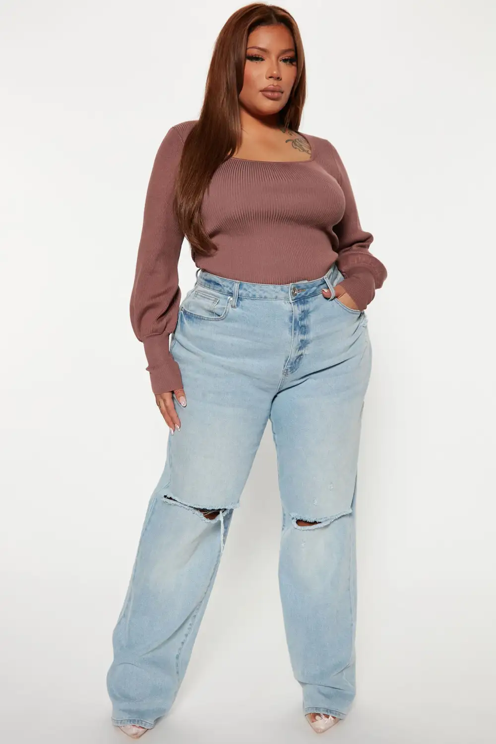 Higher Love Sweater - Brown