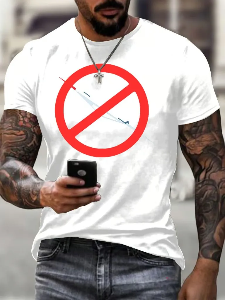 Men'S Retro Printed Casual Crew Neck T-Shirt