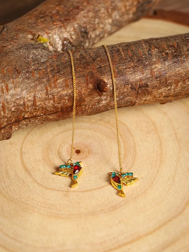 Bejeweled Bird Earrings(⚡Clearance Sale)