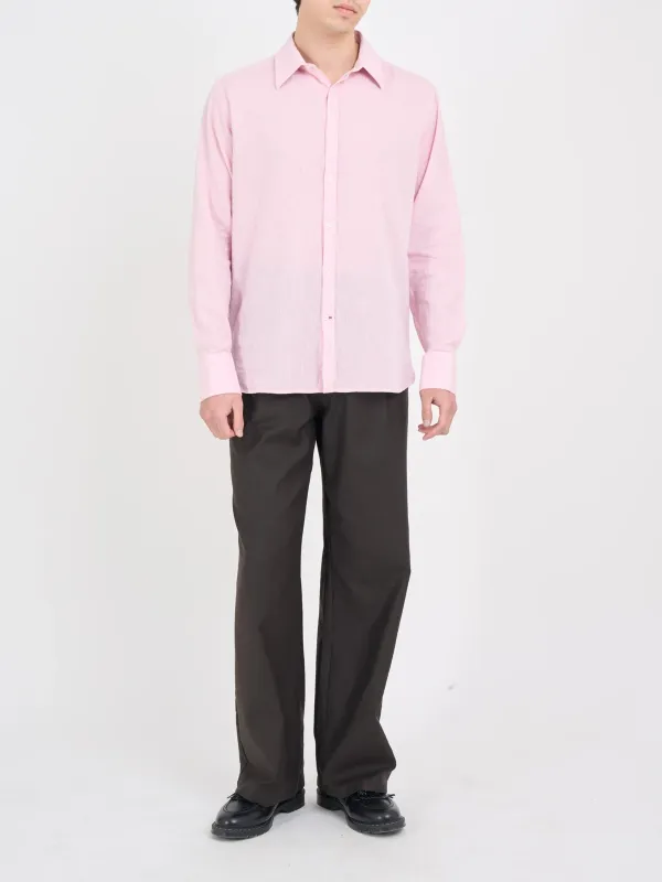 Casual Style Classic Shirt Pink