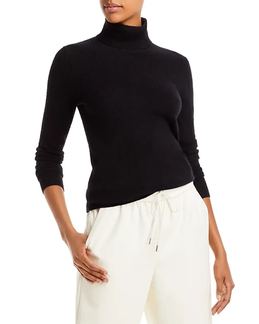 Long Sleeves Cashmere Turtleneck Sweater