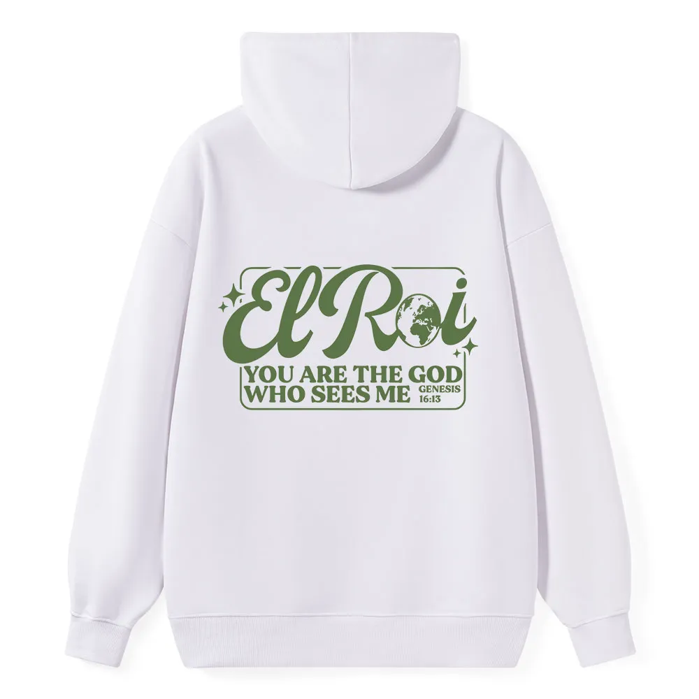 The God Who Sees Me Classic Christian Hoodie