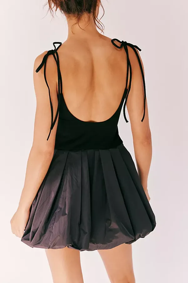 Strapless Corset Waist Mini Dress