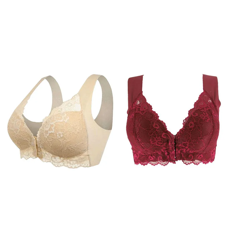 🔥Buy 2 Get 1 Free🔥BRA FOR OLDER WOMEN FRONT CLOSURE 5D SHAPING PUSH UP SEAMLESS NO TRACE BEAUTY BACK SPORTS COMFY BRA