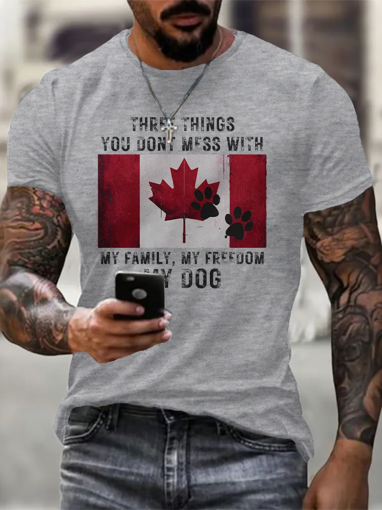 Men'S We Are Canada Strong We Will Never Yield To Tru.p T-Shirt