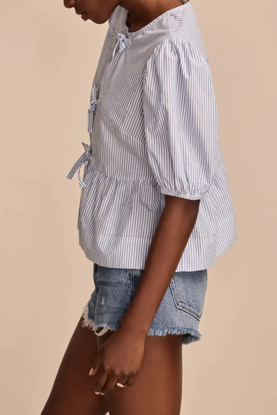 Blue Stripe Babydoll Flyaway