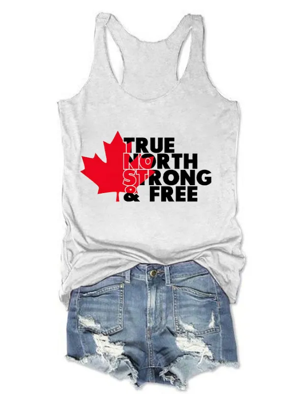 Women's True North Strong And Free Crew Neck Vest