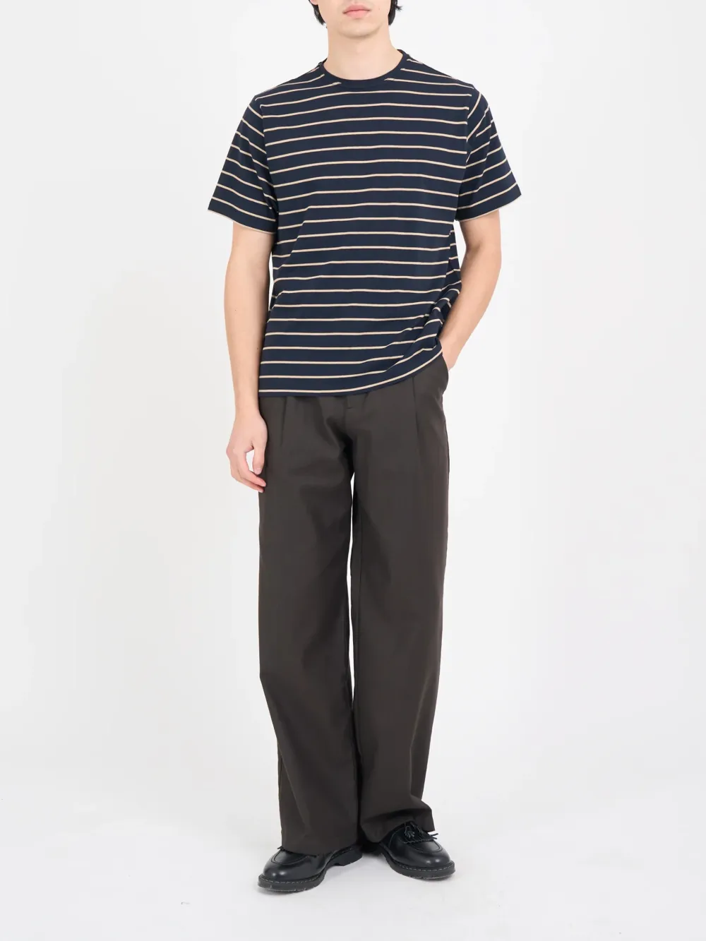 Navy Relaxed Fit Organic Cotton T-Shirt