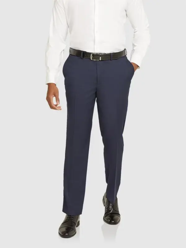 NAVY STRETCH DRESS PANT