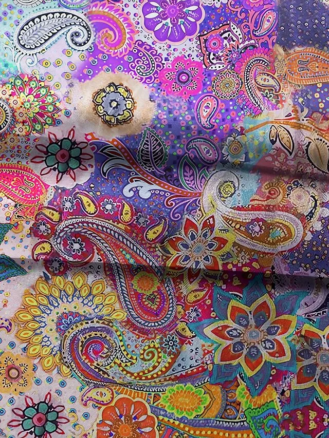 Women's Shirt Blouse Pink Red Blue Graphic Button Print Long Sleeve Casual Basic V Neck Regular Fit Spring Fall