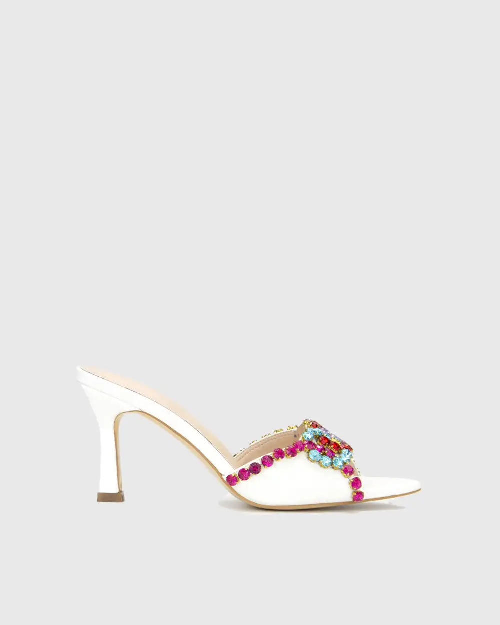 Color Rhinestone Slippers