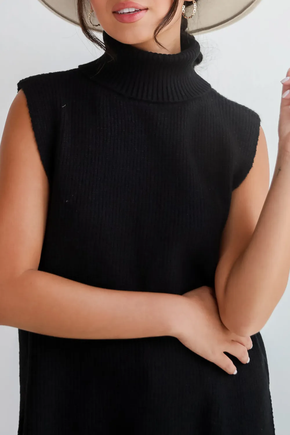 Sophisticated Ways Turtleneck Sweater Top