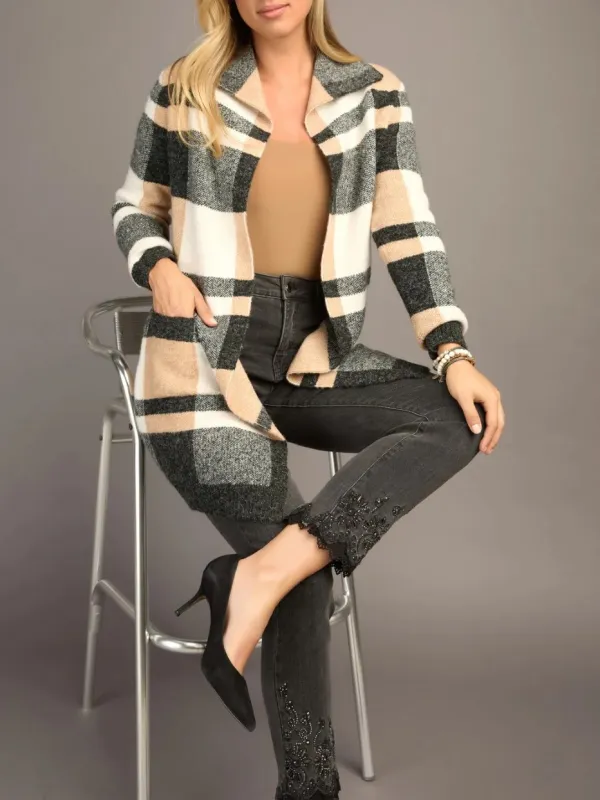 Black Woven Straight - Leg Pants