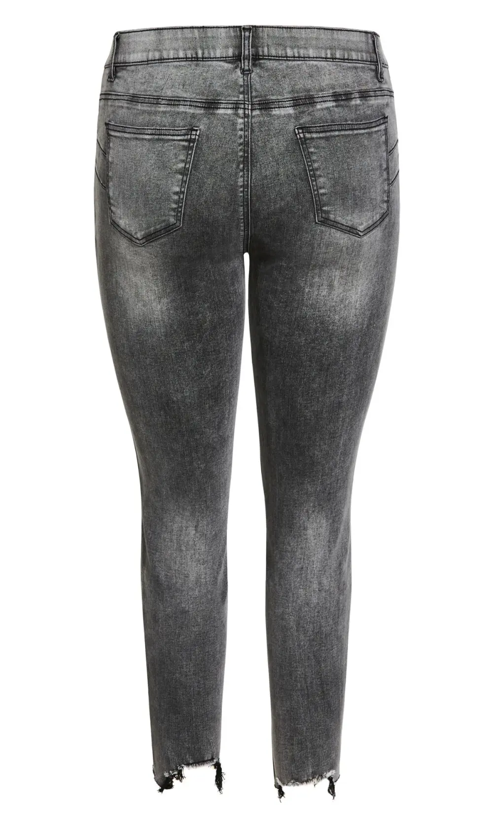Evans Grey Washed Jeans