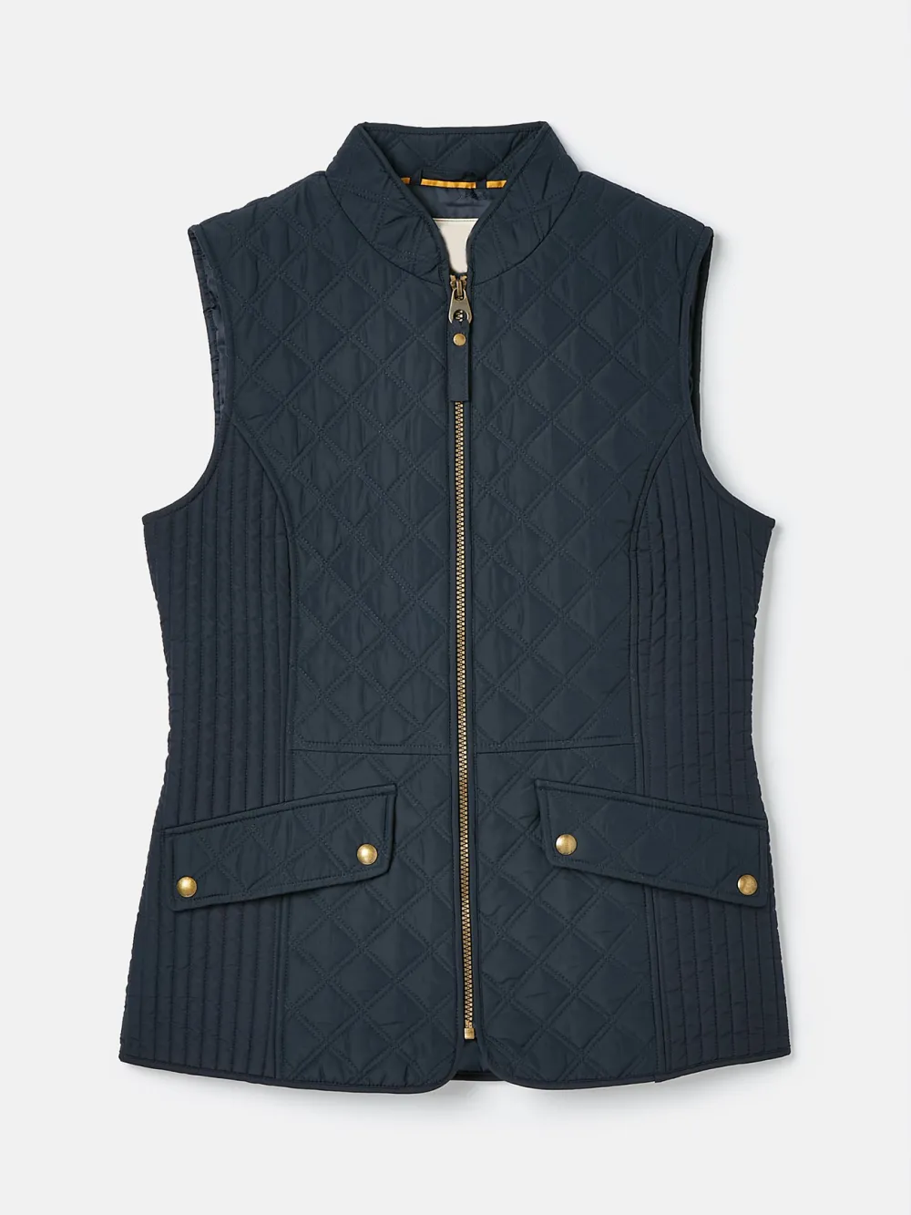 Navy Blue Showerproof Diamond Quilted Gilet