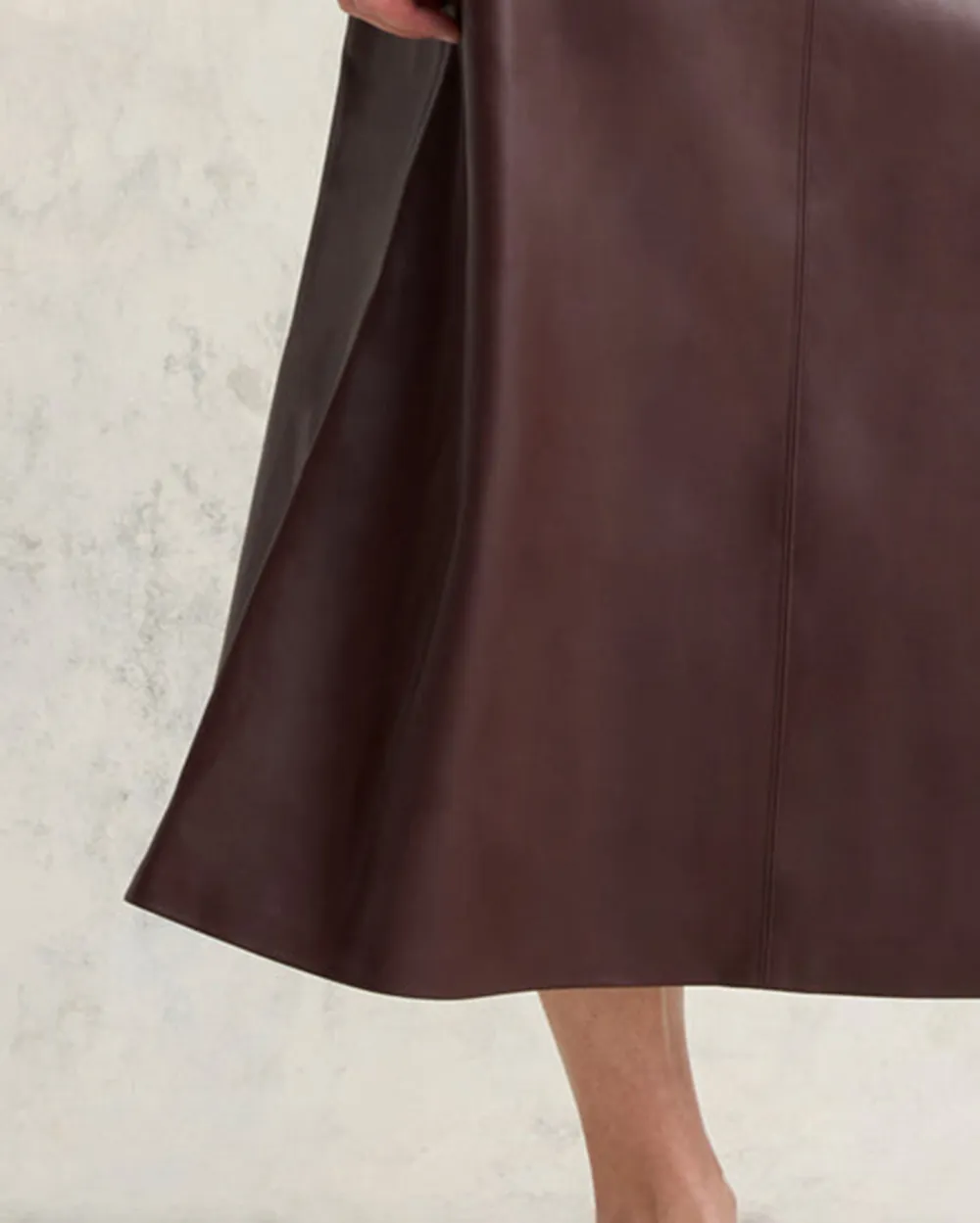 Faux Leather Skirt