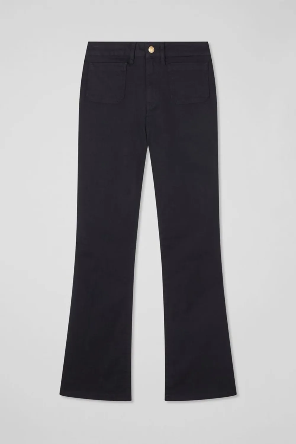 Black Flared High Waist Jeans