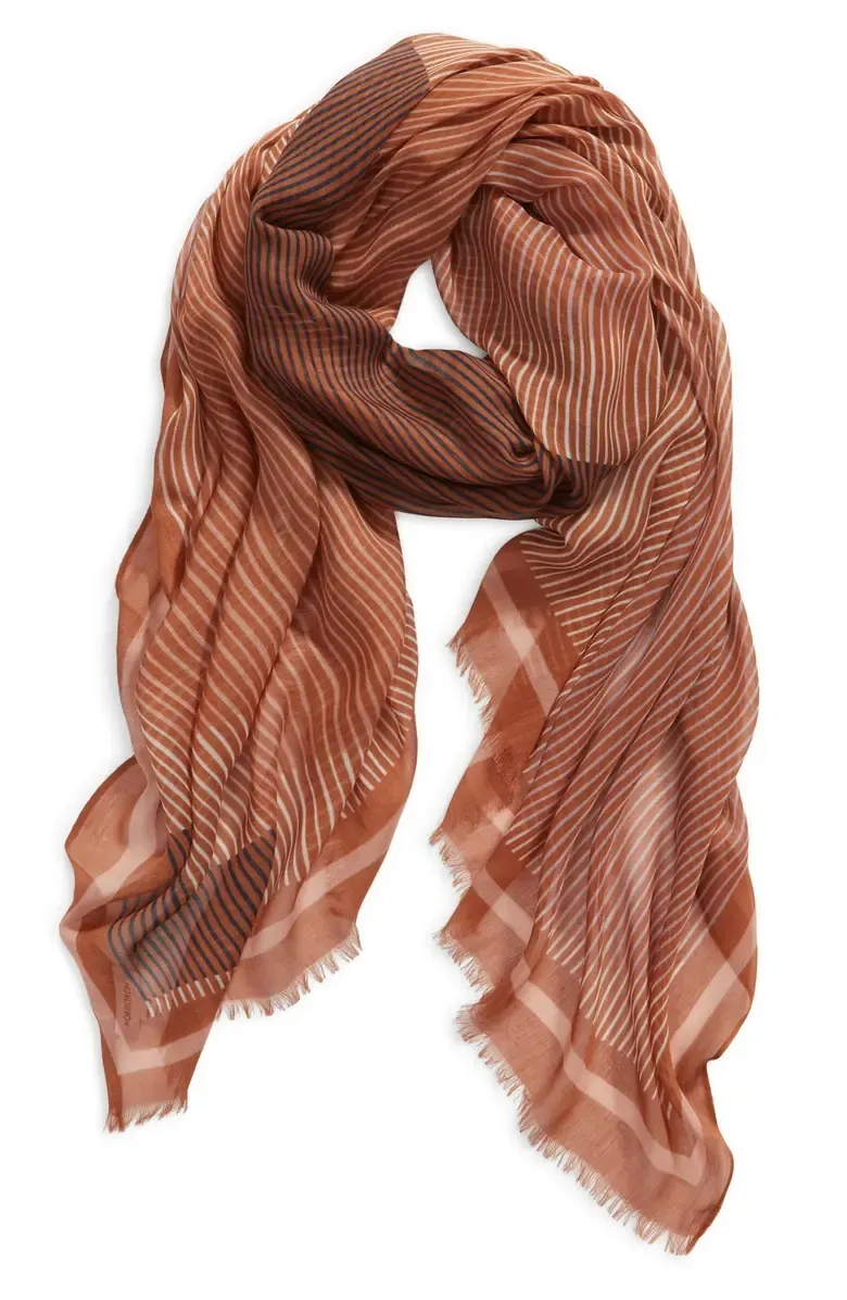Print Modal & Silk Scarf