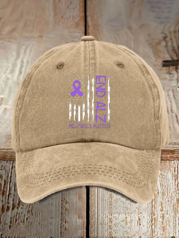 Memories Matter End ALZ Baseball Cap